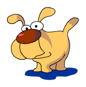 dog waiting for web mail